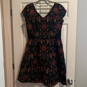 E-Shakti Custom Patterned Mini Dress w/ Pockets